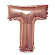 1 pc 16" Mylar Foil Balloon - Rose Gold Letters BLOON_16RG_T