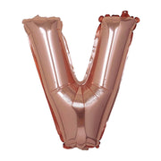 1 pc 16" Mylar Foil Balloon - Rose Gold Letters BLOON_16RG_V