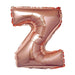 1 pc 16" Mylar Foil Balloon - Rose Gold Letters BLOON_16RG_Z