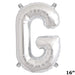 1 pc 16" Mylar Foil Balloon - Silver Letters BLOON_16S_G