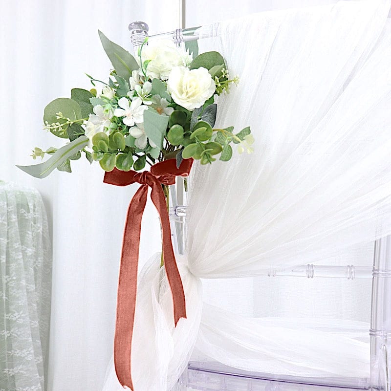 1" x 10 yards Velvet and Nylon Ribbon Roll