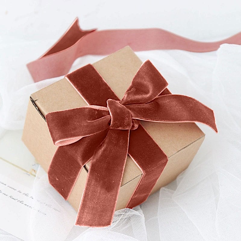 1" x 10 yards Velvet and Nylon Ribbon Roll