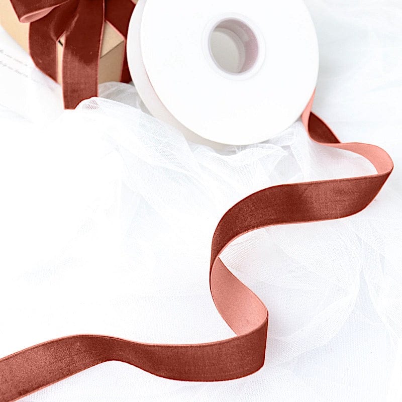 1" x 10 yards Velvet and Nylon Ribbon Roll