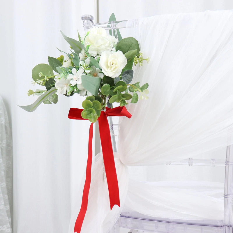 1" x 10 yards Velvet and Nylon Ribbon Roll DIY Craft Supplies