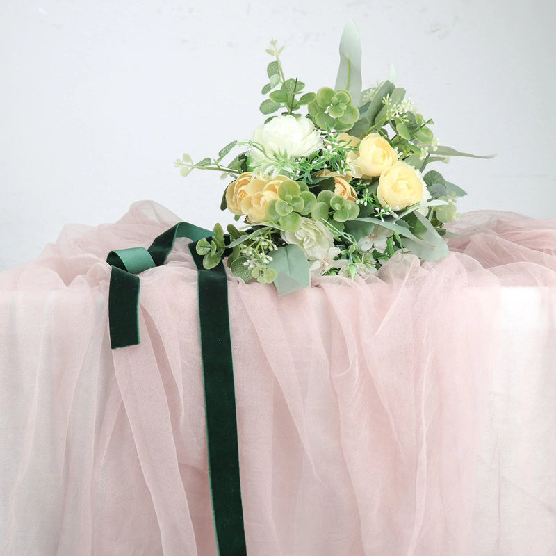 1" x 10 yards Velvet and Nylon Ribbon Roll