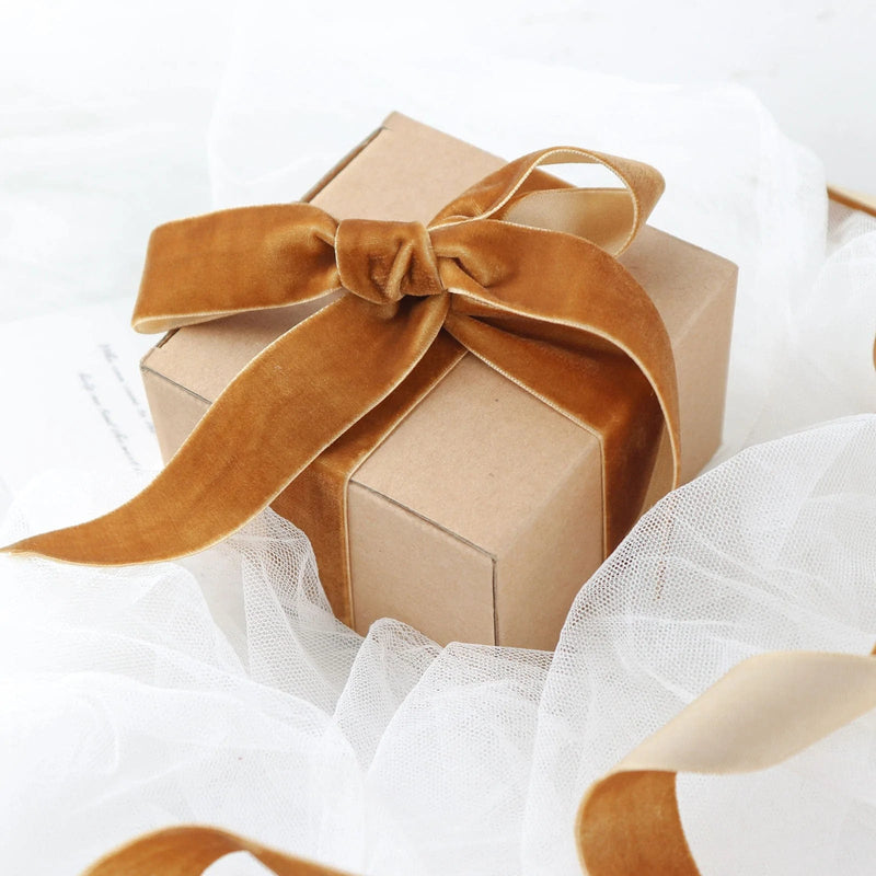 1" x 10 yards Velvet and Nylon Ribbon Roll