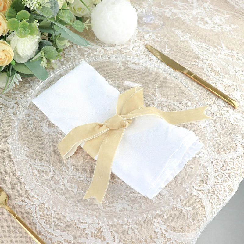 1" x 10 yards Velvet and Nylon Ribbon Roll