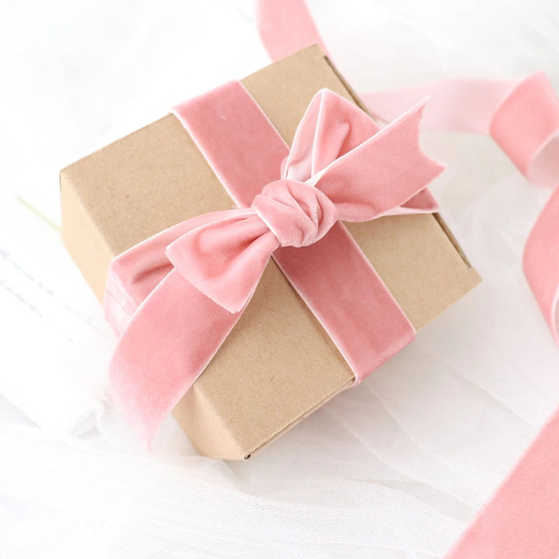 1" x 10 yards Velvet and Nylon Ribbon Roll