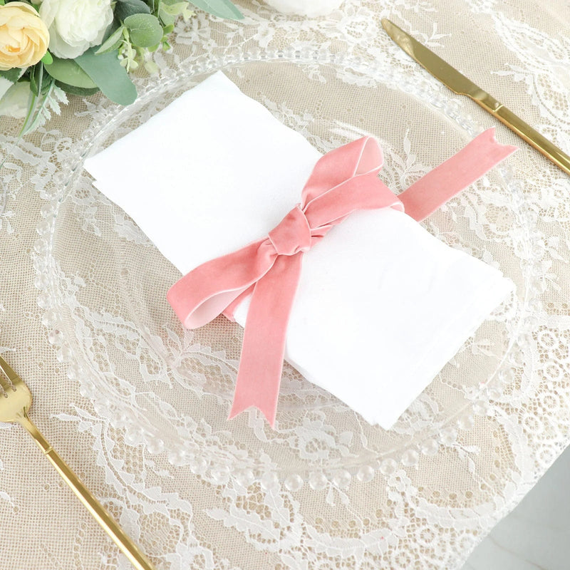 1" x 10 yards Velvet and Nylon Ribbon Roll