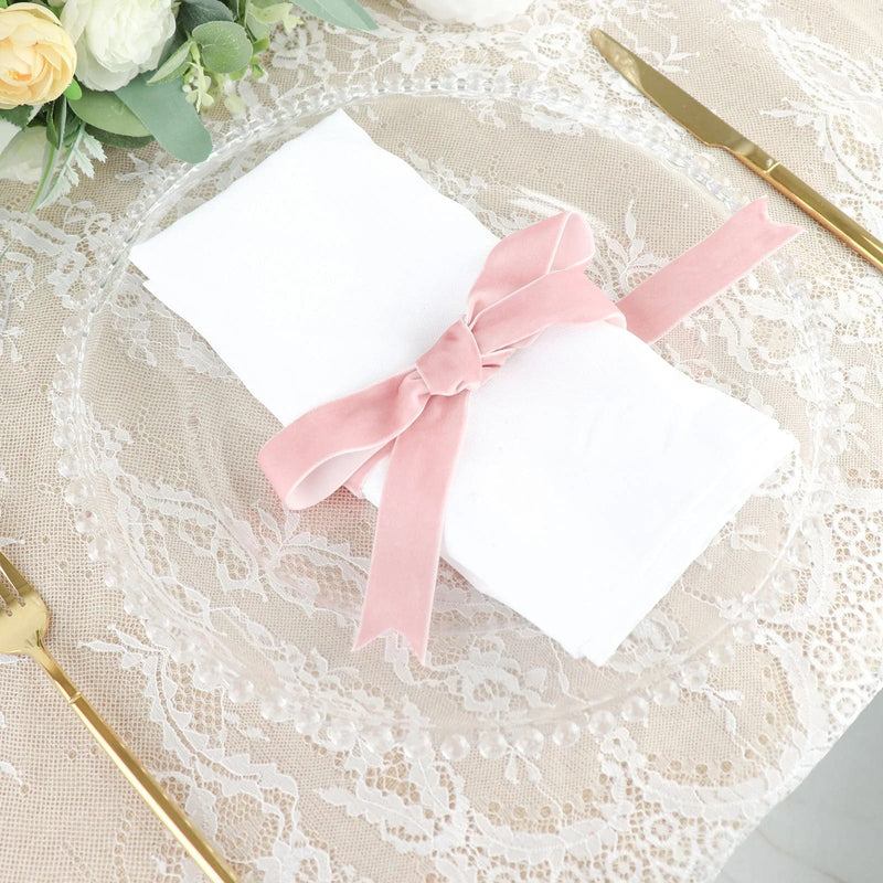 1" x 10 yards Velvet and Nylon Ribbon Roll