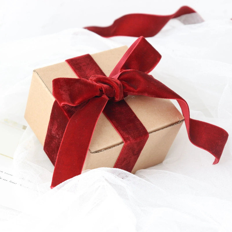 1" x 10 yards Velvet and Nylon Ribbon Roll