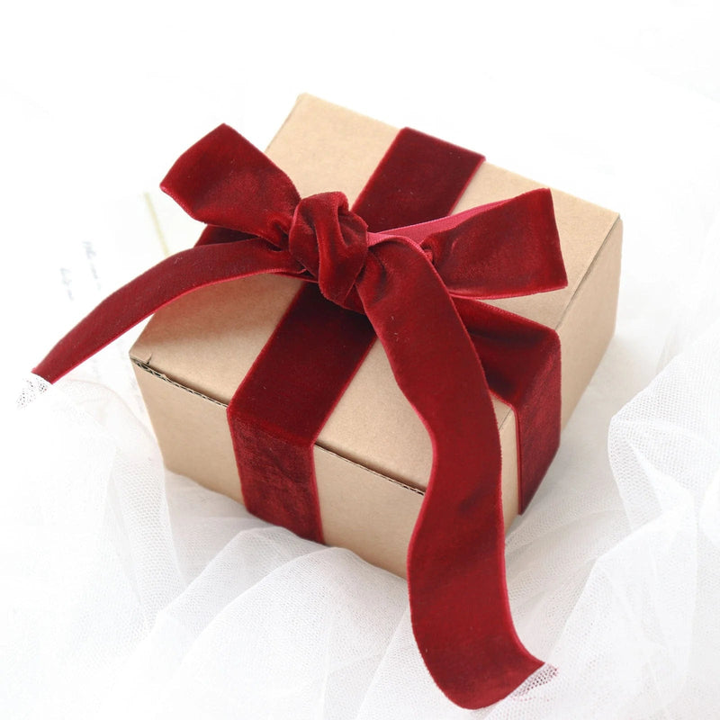 1" x 10 yards Velvet and Nylon Ribbon Roll