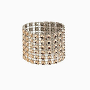 10 Diamond Rhinestone Mesh Napkin Rings