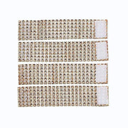 10 Diamond Rhinestone Mesh Napkin Rings