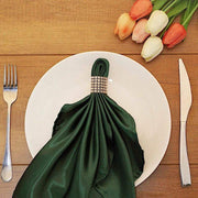 10 Diamond Rhinestone Mesh Napkin Rings