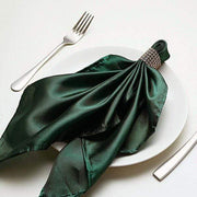 10 Diamond Rhinestone Mesh Napkin Rings