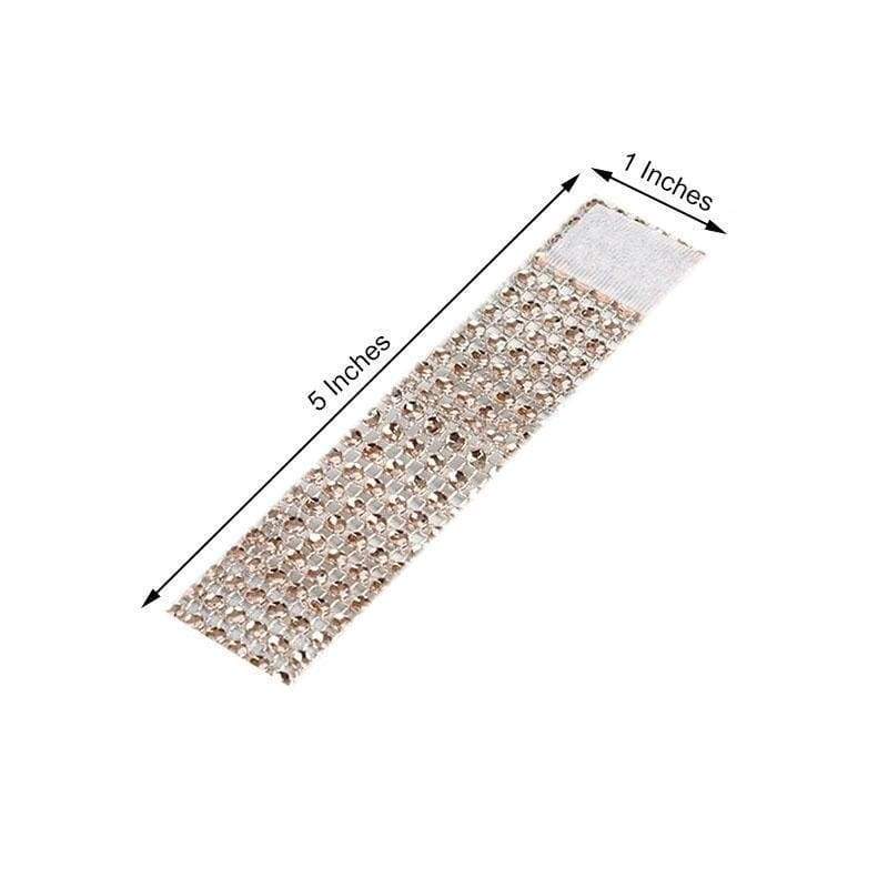 10 Diamond Rhinestone Mesh Napkin Rings