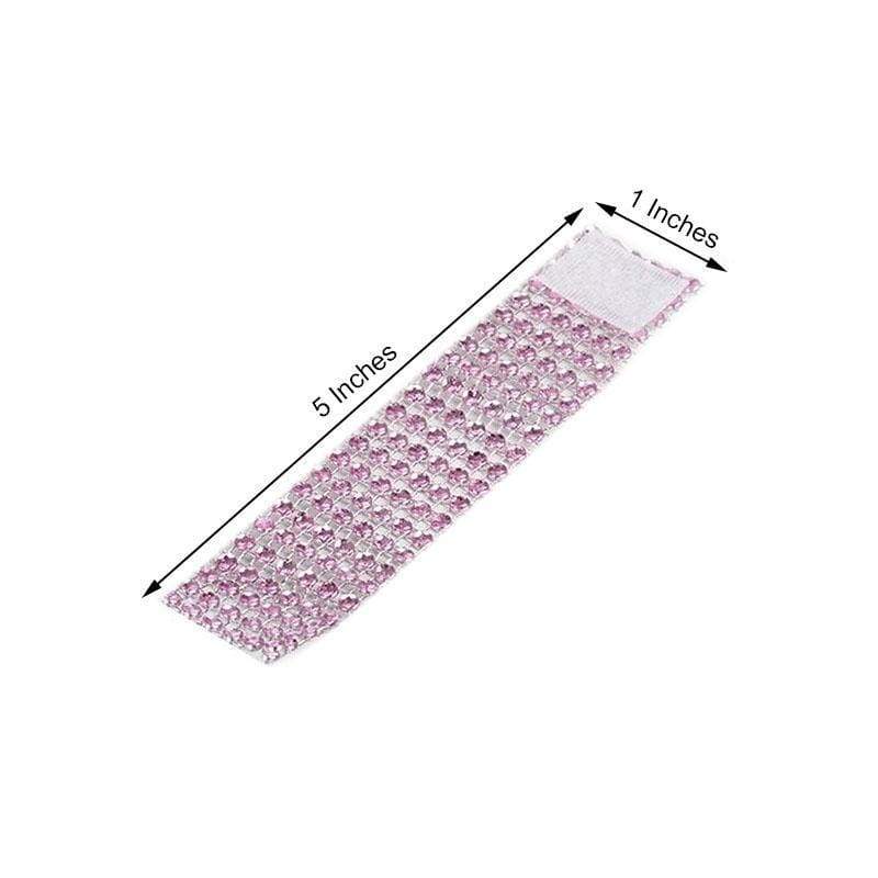 10 Diamond Rhinestone Mesh Napkin Rings