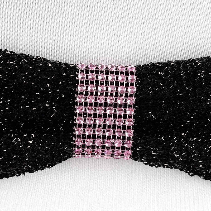 10 Diamond Rhinestone Mesh Napkin Rings