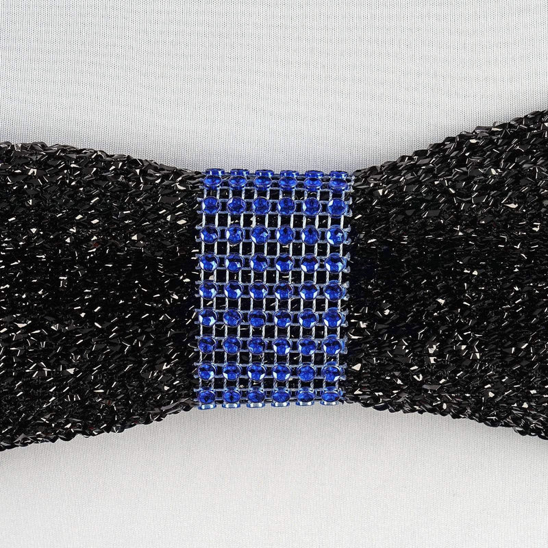 10 Diamond Rhinestone Mesh Napkin Rings