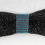10 Diamond Rhinestone Mesh Napkin Rings