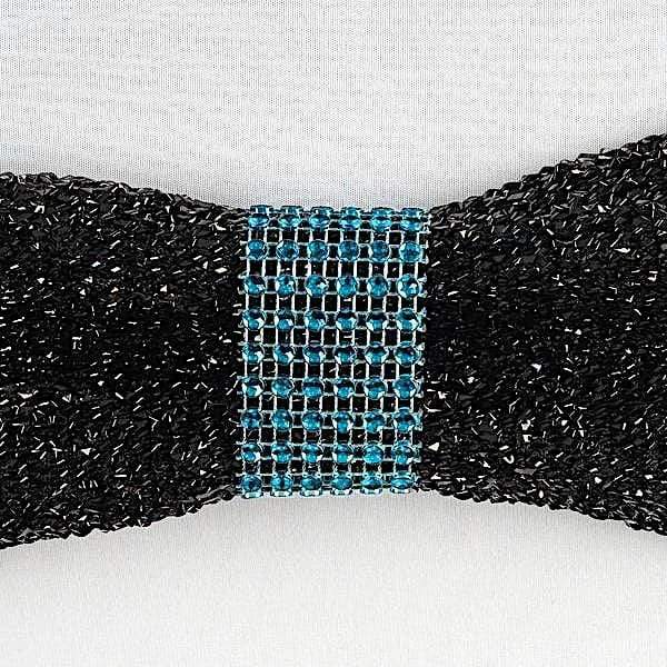 10 Diamond Rhinestone Mesh Napkin Rings