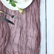 10 ft Cheesecloth Table Runner Cotton Wedding Linens
