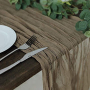 10 ft Cheesecloth Table Runner Cotton Wedding Linens