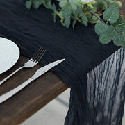 10 ft Cheesecloth Table Runner Cotton Wedding Linens