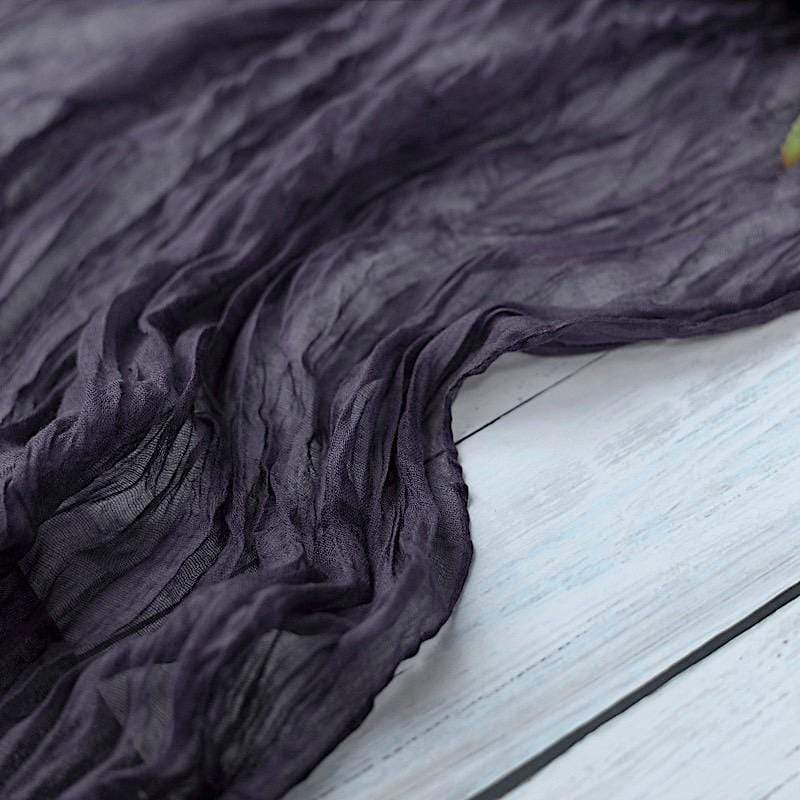 10 ft Cheesecloth Table Runner Cotton Wedding Linens