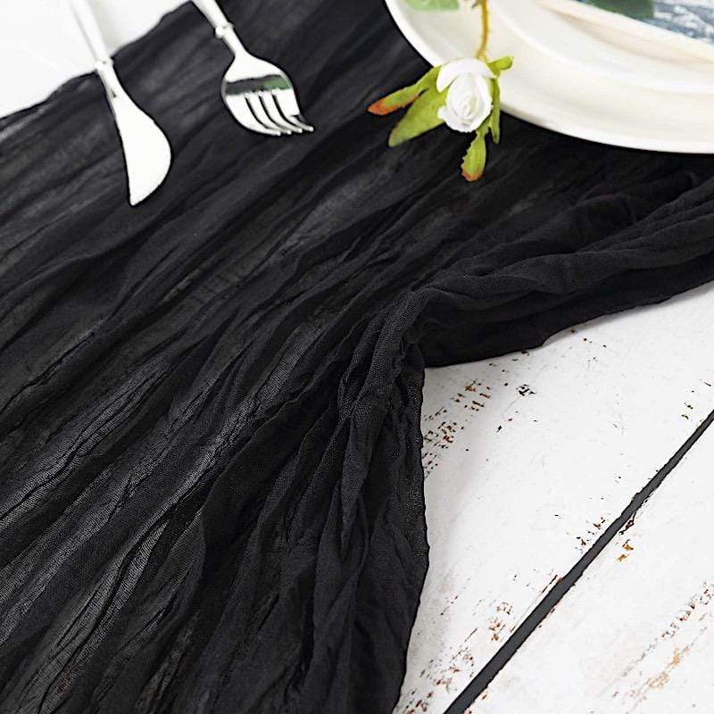10 ft Cheesecloth Table Runner Cotton Wedding Linens