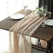 10 ft Cheesecloth Table Runner Cotton Wedding Linens