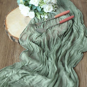 10 ft Cheesecloth Table Runner Cotton Wedding Linens