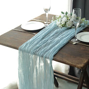 10 ft Cheesecloth Table Runner Cotton Wedding Linens
