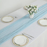 10 ft Cheesecloth Table Runner Cotton Wedding Linens