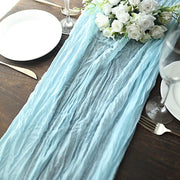 10 ft Cheesecloth Table Runner Cotton Wedding Linens