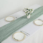 10 ft Cheesecloth Table Runner Cotton Wedding Linens