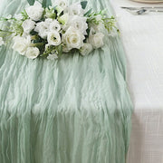 10 ft Cheesecloth Table Runner Cotton Wedding Linens