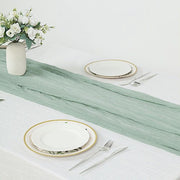 10 ft Cheesecloth Table Runner Cotton Wedding Linens