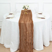 10 ft Cheesecloth Table Runner Cotton Wedding Linens