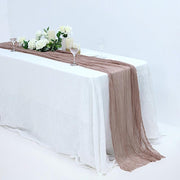 10 ft Cheesecloth Table Runner Cotton Wedding Linens RUN_CHES_080