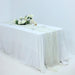 10 ft Cheesecloth Table Runner Cotton Wedding Linens - Ivory RUN_CHES_IVR