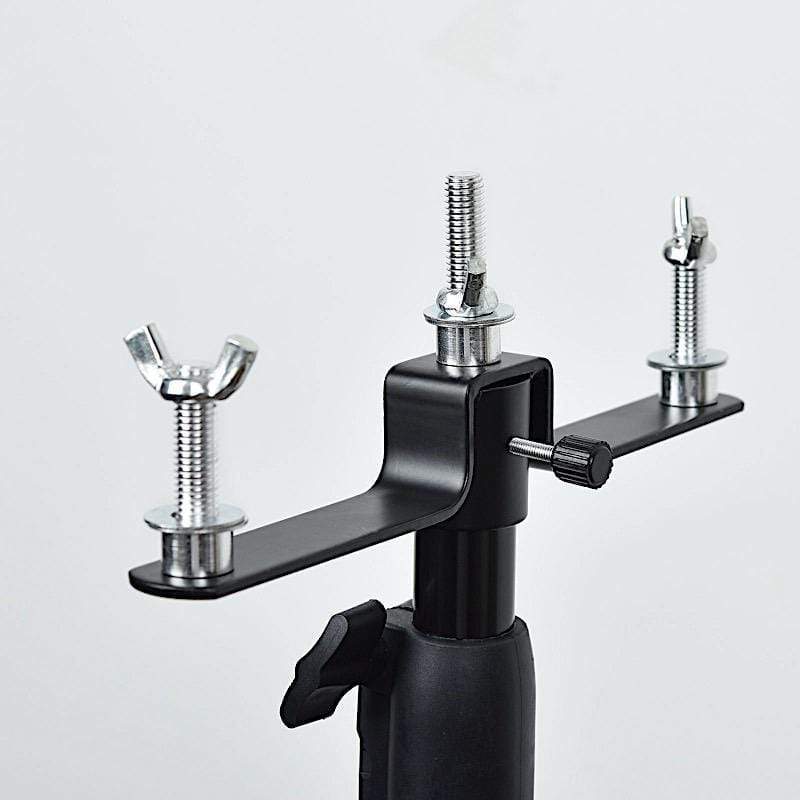 10 ft Double Cross Bars Mounting Hardware Photography Backdrop Stand Kit - Black BKDP_STND07_3