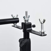 10 ft Double Cross Bars Mounting Hardware Photography Backdrop Stand Kit - Black BKDP_STND07_3