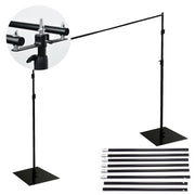 10 ft Dual Cross Bar Photography Backdrop Stand - Black BKDP_STND07_A