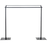 10 ft Dual Cross Bar Photography Backdrop Stand - Black BKDP_STND07_A