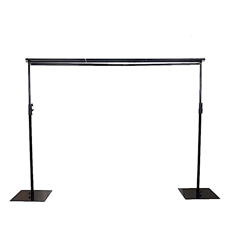 10 ft Dual Cross Bar Photography Backdrop Stand - Black BKDP_STND07_A