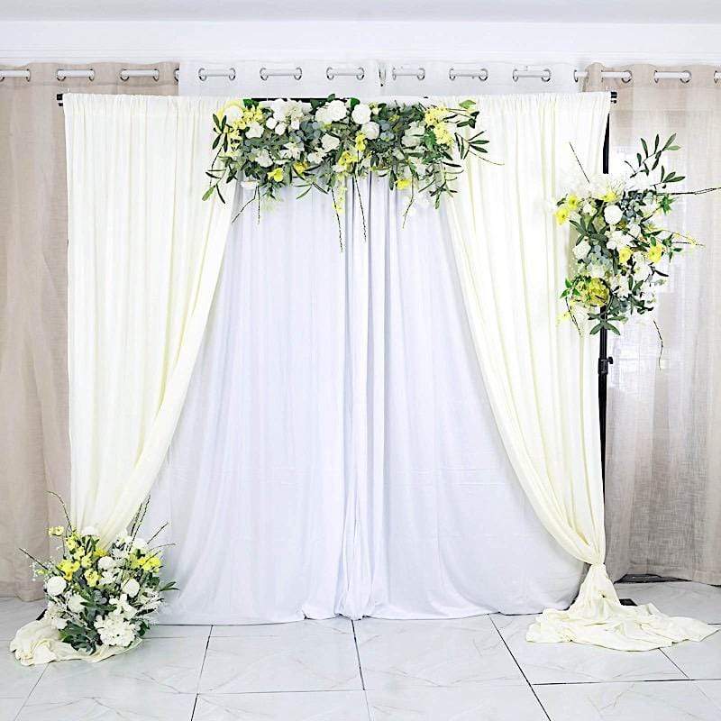 10 ft Dual Cross Bar Photography Backdrop Stand - Black BKDP_STND07_A