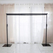 10 ft Dual Cross Bar Photography Backdrop Stand - Black BKDP_STND07_A