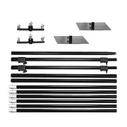 10 ft Dual Cross Bar Photography Backdrop Stand - Black BKDP_STND07_A